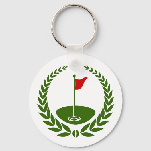 Porte-clés Golf Club Logo Custom Classic Golf Drapeau /Pro Sh (Recto)
