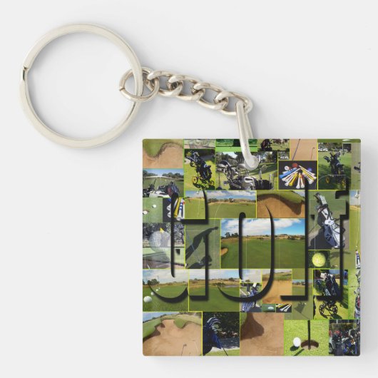 Porte-clés Golf Collage (Devant)