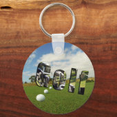 Porte-clés Golf Course And Logo, Key Ring (Verso)