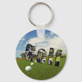Porte-clés Golf Course And Logo, Key Ring (Verso)