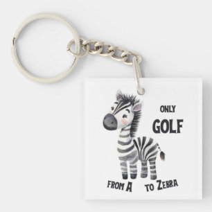 Porte-clés Golf de A à Z, Zèbre