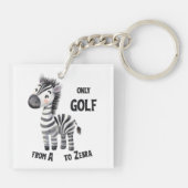 Porte-clés Golf de A à Z, Zèbre (Dos)