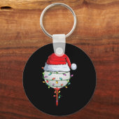 Porte-clés Golf de Noël Pyjama Fun Holiday Golf Ball San (Recto)