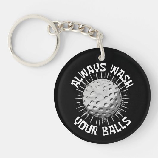 Porte-clés Golf drôle (Devant)