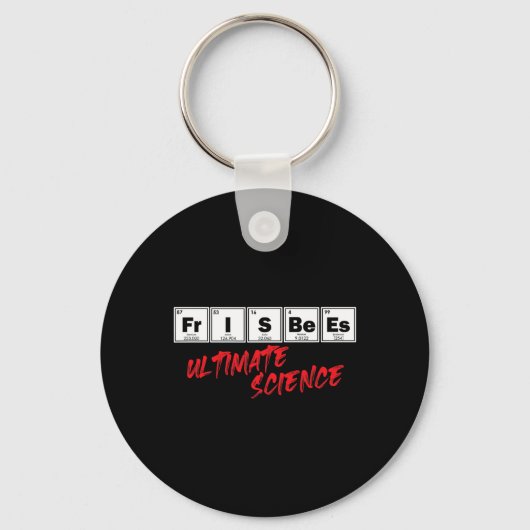 Porte-clés Golf Frisbees Ultimate Science Disc Periodic Table (Recto)