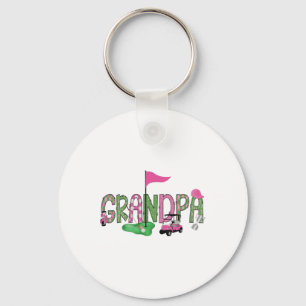 Porte-clés Golf Grandpa Pink Trou En Un Golf 1er Anniversaire
