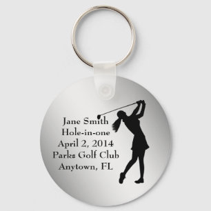 Porte-clés Golf Hole-in-one Commemoration, Customizable