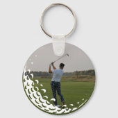 Porte-clés Golf Lover Créez votre propre Porte - clé Keepsaké (Verso)