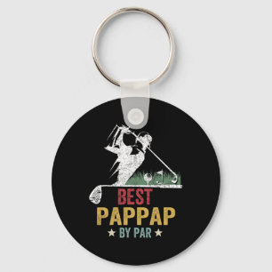 Porte-clés Golf Meilleur Pappap par Par Grand-père Golfeur Fê