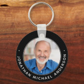 Porte-clés Golf Memorial Heaven Souvenir Photo de Golfeur (Verso)