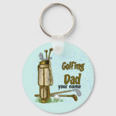 Porte-clés Golf Papa porte - clé (Recto)