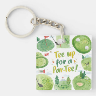 Porte-clés Golf party drôle dire tee up pour par tee
