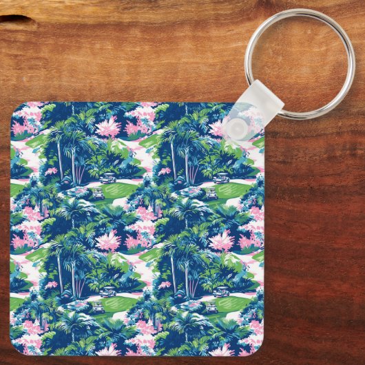 Porte-clés Golf Print Golf Cart (Verso)