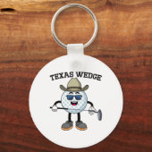 Porte-clés Golf Putter Texas Wedge Golf Club Texas Cowboy Cou (Recto)