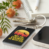 Porte-clés Golf sur disque avec vous (Devant droit)