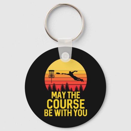 Porte-clés Golf sur disque avec vous (Recto)