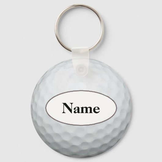 Porte-clés Golf with your name on it (Recto)