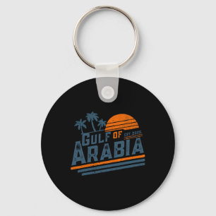 Porte-clés Golfe d'Arabie Est 2025 Trump Golfe arabique Drôle