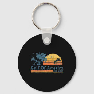 Porte-clés Golfe De Usa America Est 2025 Retro Vintage Beach