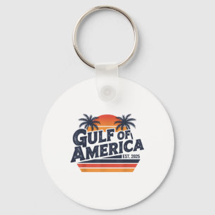 Porte-clés Golfe Des États-Unis Amérique 2025 Vintage Retro A
