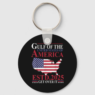 Porte-clés Golfe Des États-Unis Amérique Estd 2025 Relever Le