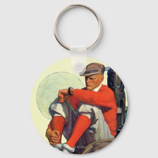 Porte-clés Golfer a continué à attendre (Recto)