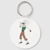 Porte-clés Golfeur bien habillé (Verso)