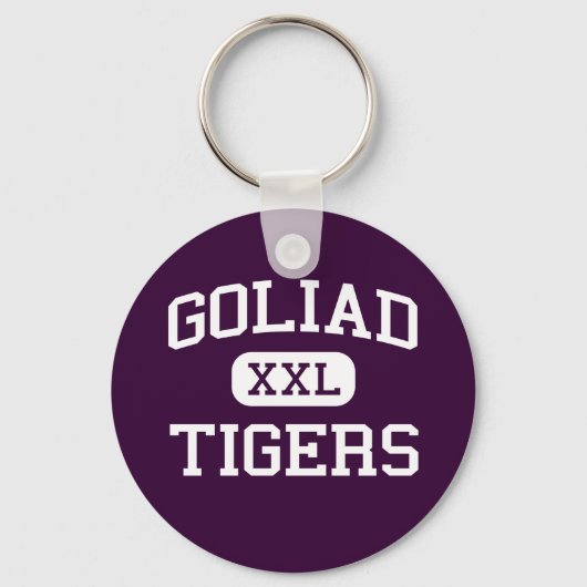 Porte-clés Goliad - Tigers - Lycée - Goliad Texas (Recto)