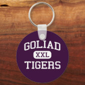 Porte-clés Goliad - Tigers - Lycée - Goliad Texas (Recto)