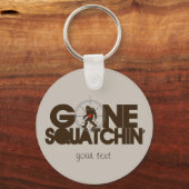 Porte-clés Gone Squatchin - Brown et bronze (Recto)