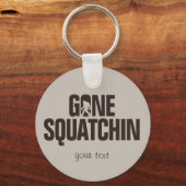 Porte-clés Gone Squatchin' - Brown et Tan (Recto)