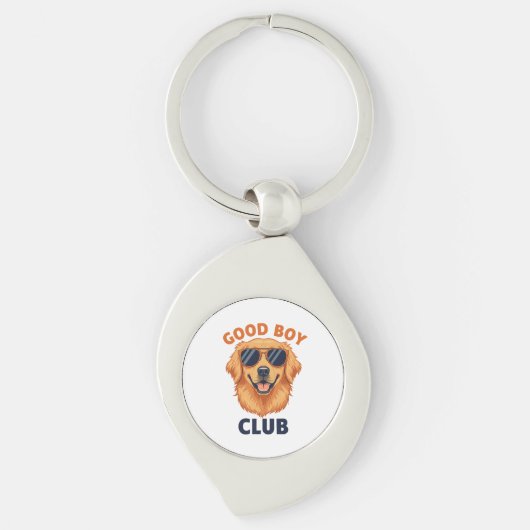 Porte-clés Good Boy Club | Dog Design Keychain (Devant)