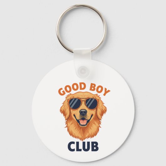 Porte-clés Good Boy Club | Keychain Dog Design (Recto)