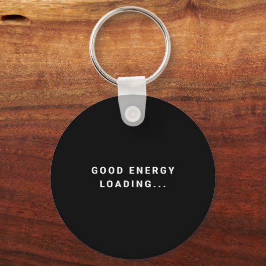 Porte-clés Good Energy Loading... Minimalist  (Recto)