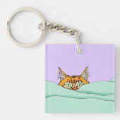 Porte-clés Good Morning Orange Cat Funny (Devant)