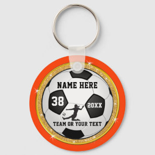 Porte-clés Goodies de soccer Orange, Blanc, Noir et Or