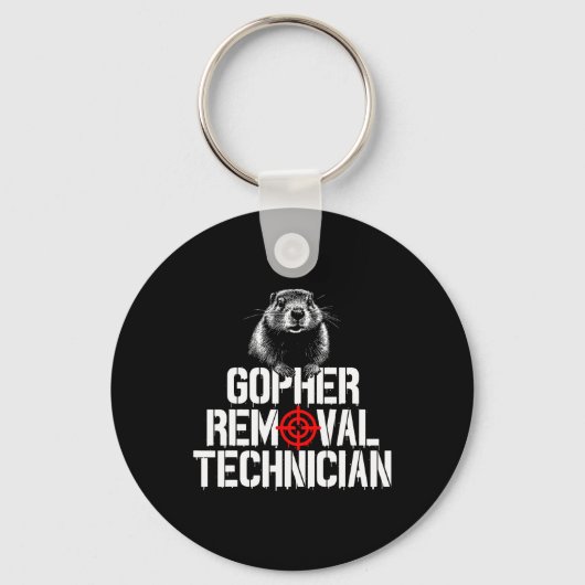 Porte-clés Gopher Chasse Trip Gopher Chasseur Fournitures Gop (Recto)