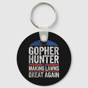 Porte-clés Gopher Hunter Fabriquant Des Pelouses Super I Goph