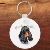Porte-clés Gordon Setter Maman 2 (Recto)
