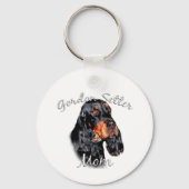 Porte-clés Gordon Setter Maman 2 (Verso)