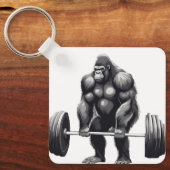 Porte-clés Gorila Deadlift (Recto)