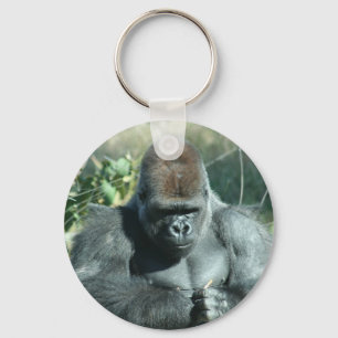Porte-clés Gorilla Argent Back