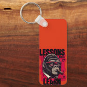 Porte-clés Gorilla Boss Lessons Learn Keychain (Recto)