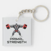Porte-clés Gorille de musculation (Dos)