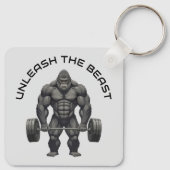 Porte-clés Gorille d'haltère (Dos)