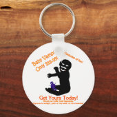 Porte-clés Goth Baby Vampire Voodoo Doll Halloween Humour (Recto)