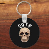 Porte-clés Goth crâne (Recto)