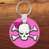 Porte-clés Goth crâne girly - porte - clé (Recto)