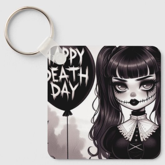 Porte-clés Goth Girl (Recto)