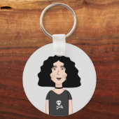 Porte-clés Goth girl (Recto)